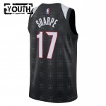Portland Trail Blazers Trikot Shaedon Sharpe Nike 2024-25 City Edition Schwarz Swingman - Kinder